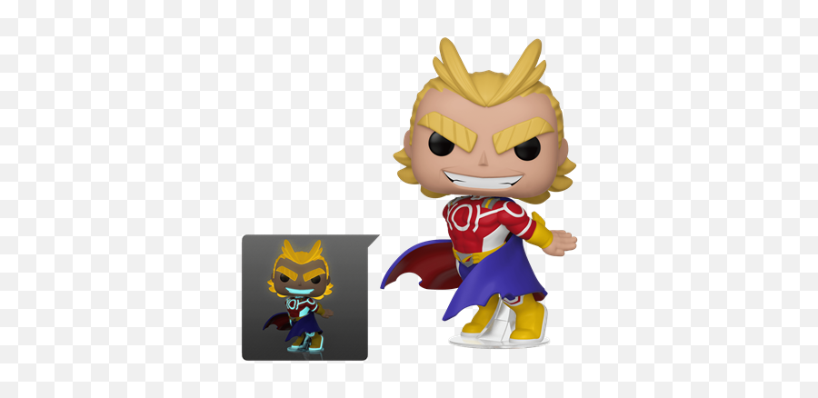 Covetly Funko Pop Animation Silver Age All Might Glows - All Might Silver Age Funko Pop Emoji,All Might Transparent