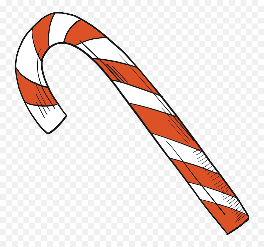 Candy Cane Clipart Free Download Transparent Png Creazilla - Solid Emoji,Candy Cane Clipart