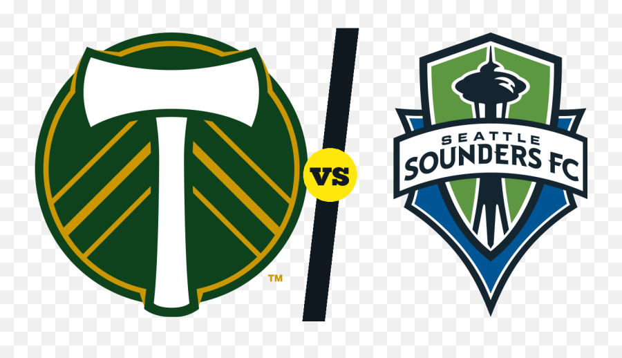 Portland Timbers Vs Seattle Sounders - Seattle Sounders Logo Emoji,Portland Timbers Logo