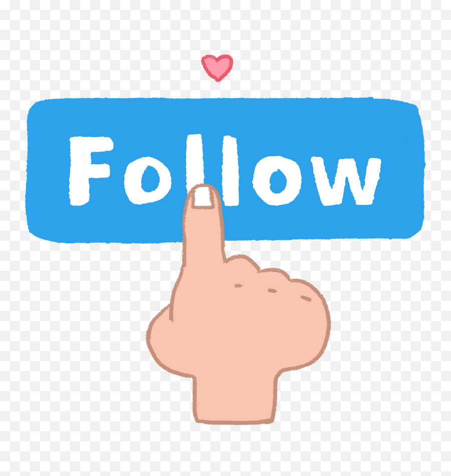 Follow And Like Buttons Clipart - Follow Png Image Instagram Emoji,Follow Clipart