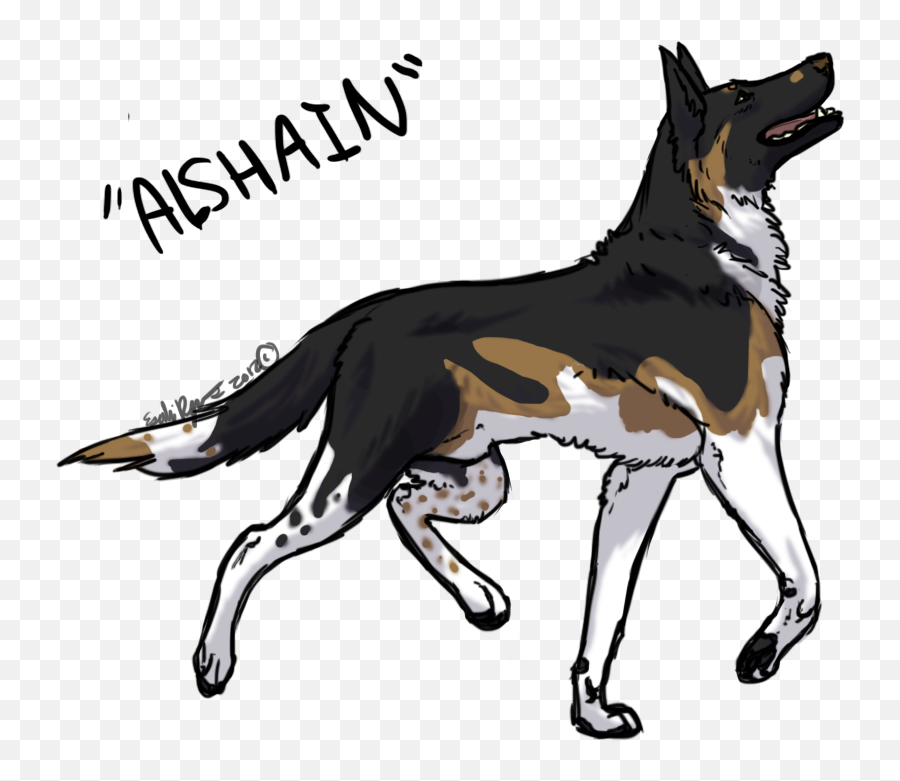 Collection Of Free Dogs Drawing German Shepherd Download - Anime German Shepherd Drawing Emoji,Free Dogs Clipart