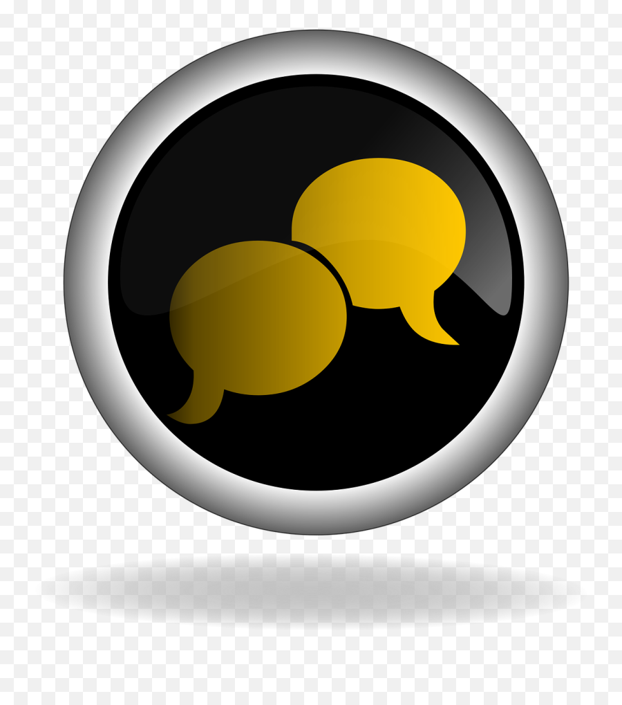 Conversation Chat Button Icon Png Emoji,Conversation Png