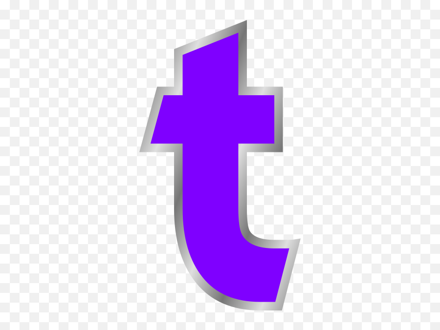 Letter T Clip Art At Clkercom - Vector Clip Art Online Emoji,Letter X Clipart