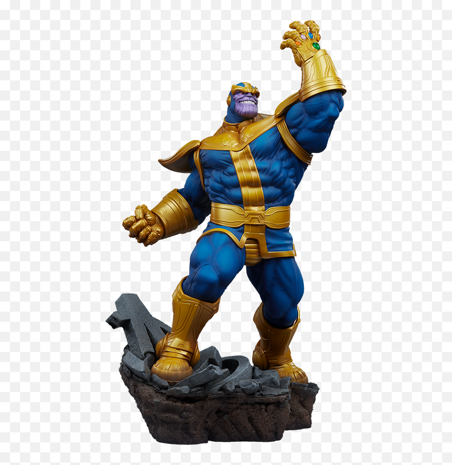 Thanos Collectibles Sideshow Collectibles - Thanos Statue Emoji,Thanos Png