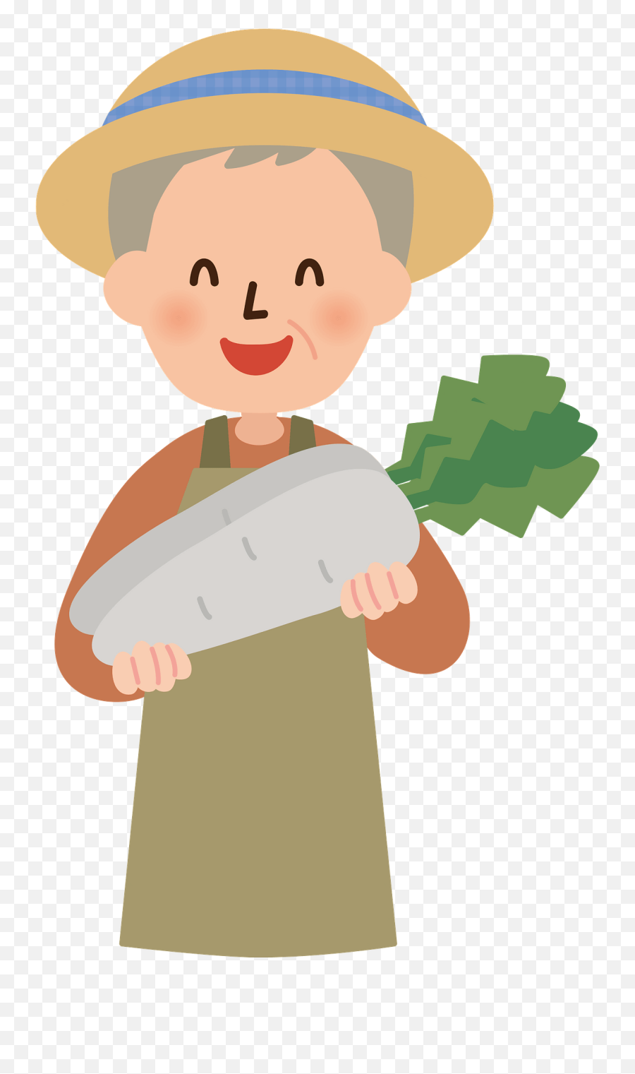 Old Man Farmer Clipart - Old Farmer Clip Art Png Emoji,Farmer Clipart