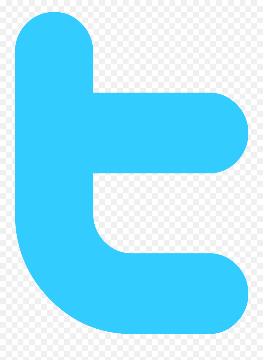 Twitter Logo Initial - Twitter T Logo Transparent Emoji,Twitter Logo