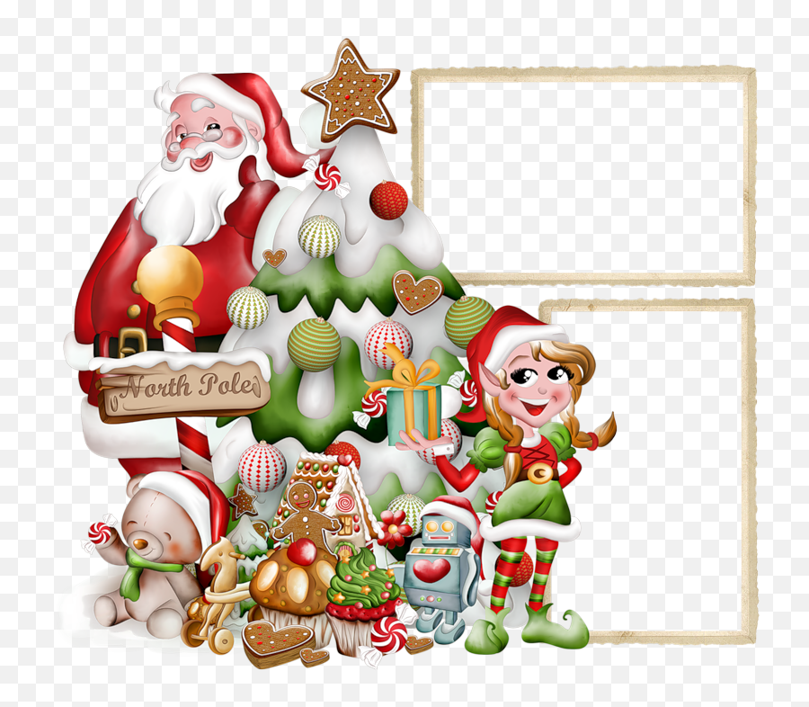 North Pole Christmas Gif Clipart - Short Letter From Santa Claus Emoji,North Pole Clipart
