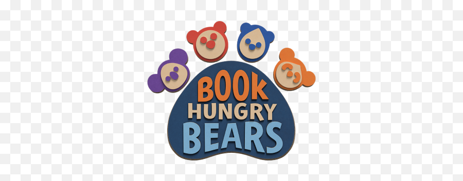 Book Hungry Bears Share A Story - Happy Emoji,Paw Print Logo