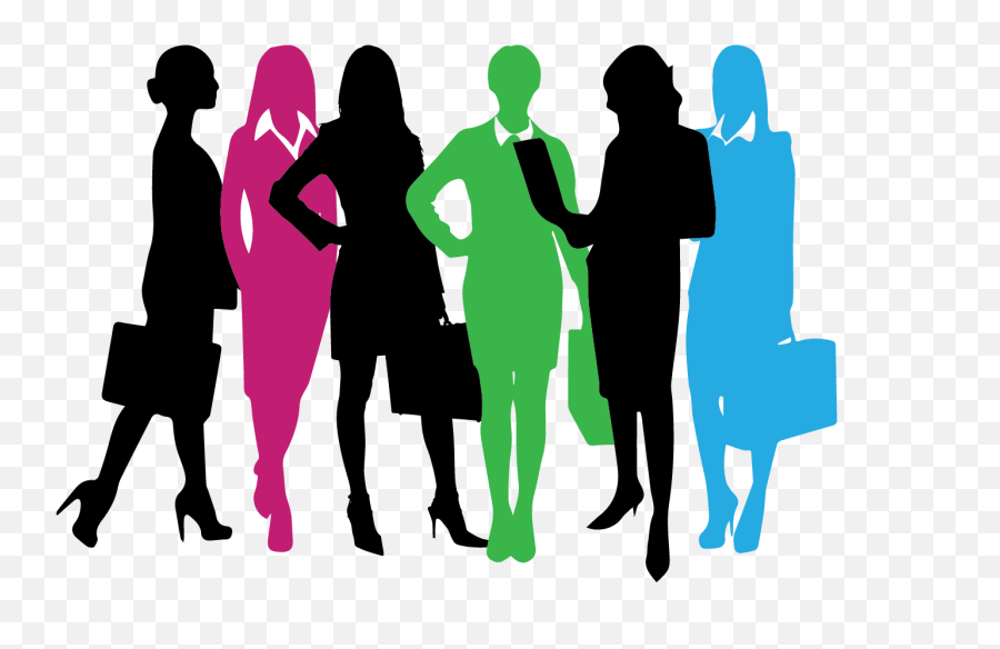 Group Silhouette Png - New Institute Aims To Boost Number Of Silhouette Women In Business Emoji,Women Png