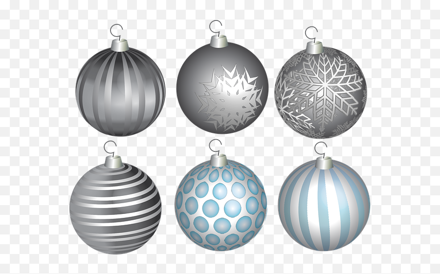 Free Christmas Bauble Bauble Vectors - Christmas Day Emoji,Christmas Ornament Clipart Black And White