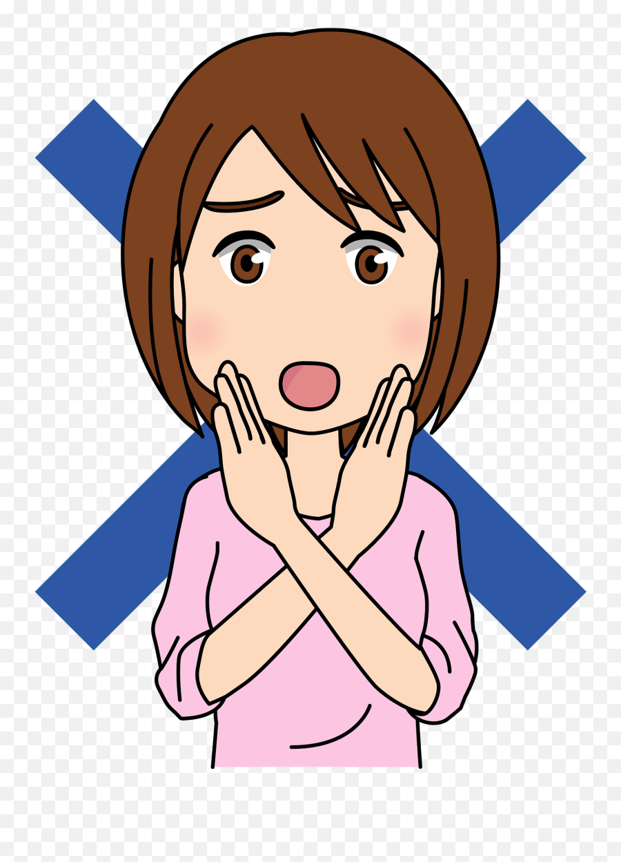 Woman Is Giving X Sign Clipart Free Download Transparent - For Women Emoji,Budget Clipart