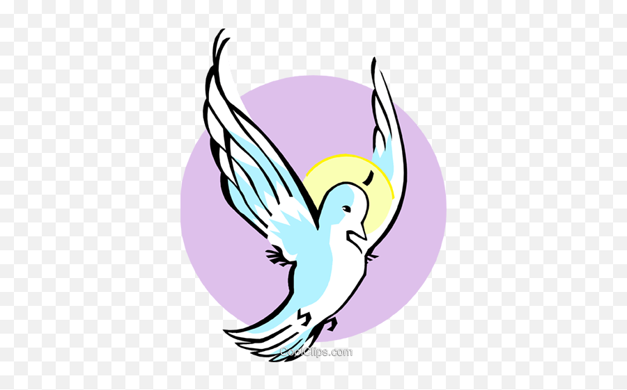Holy Spirit Royalty Free Vector Clip - Bible Holy Spirit Clipart Emoji,Spirit Clipart