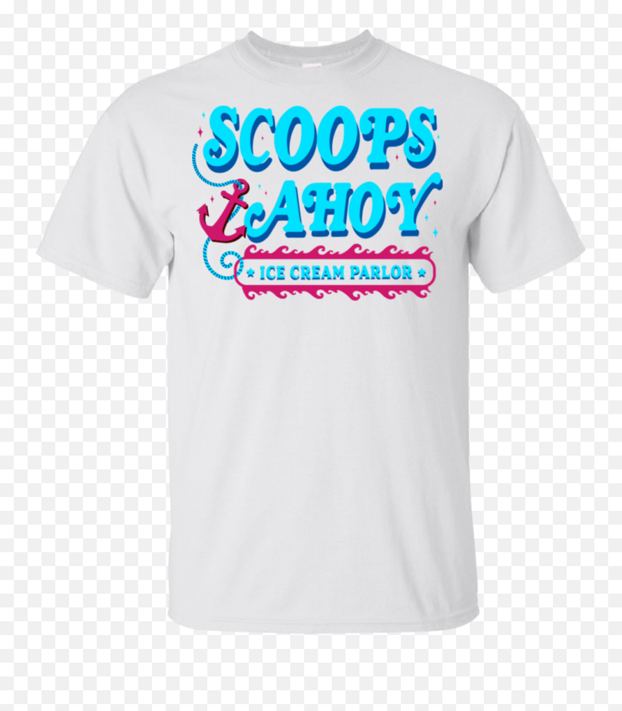Scoops Ahoy Ice Cream Parlor T - Short Sleeve Emoji,Scoops Ahoy Logo