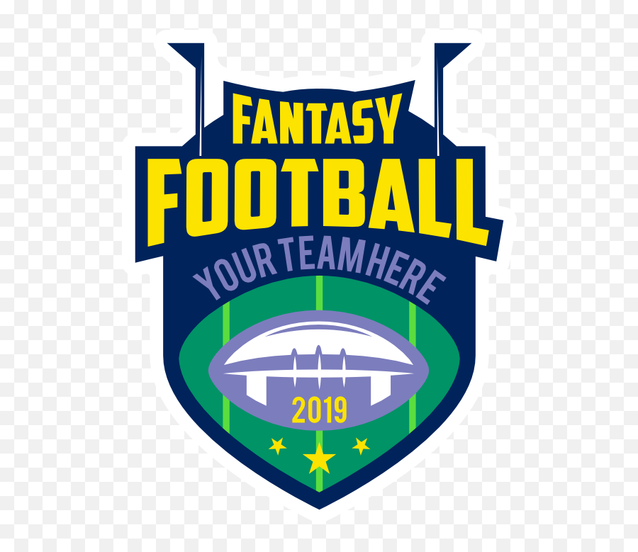 Fantasy Football Sticker - Language Emoji,Fantasy Football League Logo