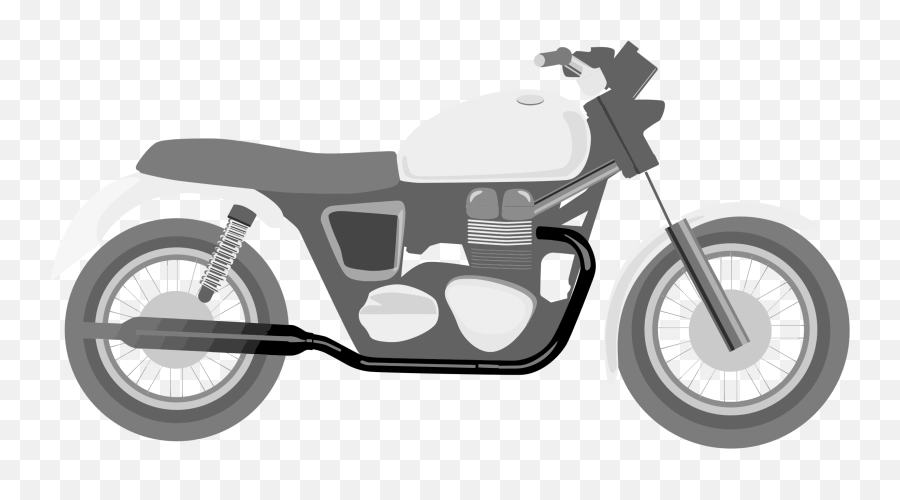 Motorcycle Clipart Motorcycle Chopper - Motorcycle Clipart Png Emoji,Motorcycle Clipart