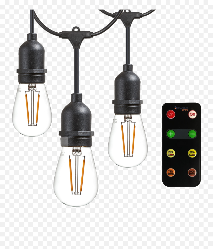 Led String Lights With Weatherproof - Outdoor Led String Lights Emoji,String Light Png