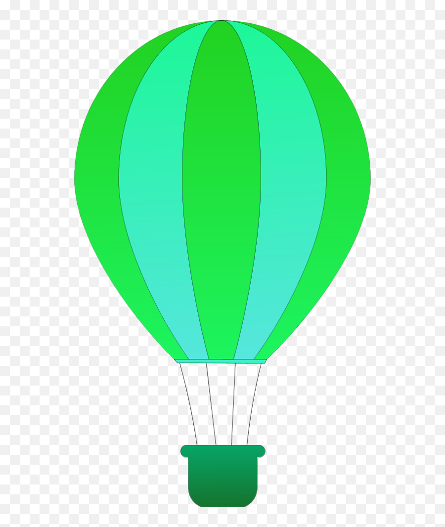 Vertical Striped Hot Air Balloons - Hot Air Balloon Clipart Green Hot Air Balloon Clipart Emoji,Blue Balloon Clipart