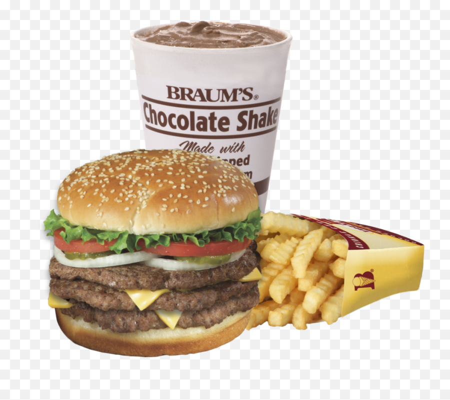 Download Clipart Free Library Triple Lb Cheeseburger Combo Emoji,Burger And Fries Clipart