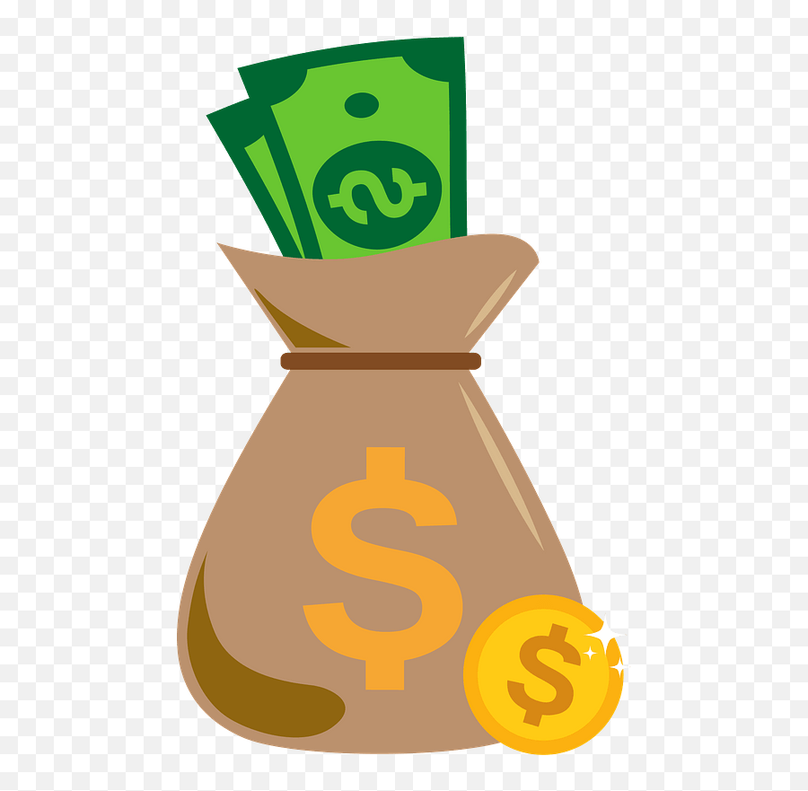 Money Bag Clipart - Money Bag Clipart Emoji,Money Bag Clipart