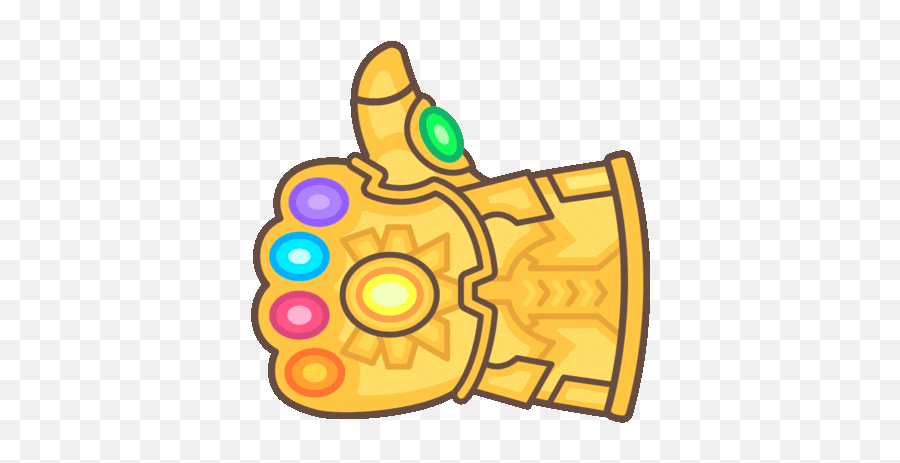 Infinity Gauntlet Thumbs Up Gif - Infinity Gauntlet Thumbs Up Emoji,Infinity Gauntlet Transparent