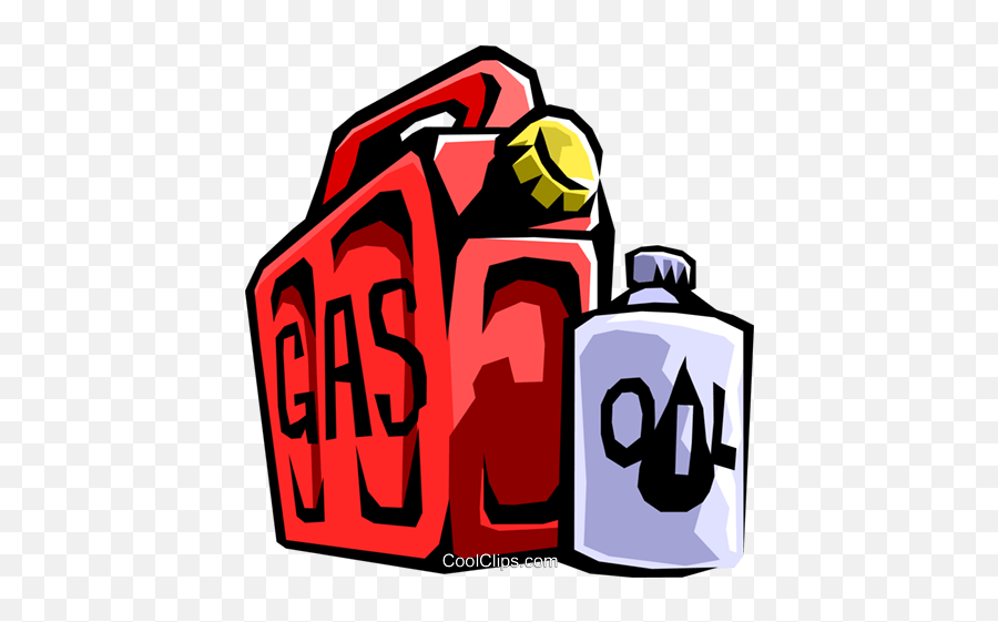 Gas Can Royalty Free Vector Clip Art - Gasoline Clipart Emoji,Gas Clipart