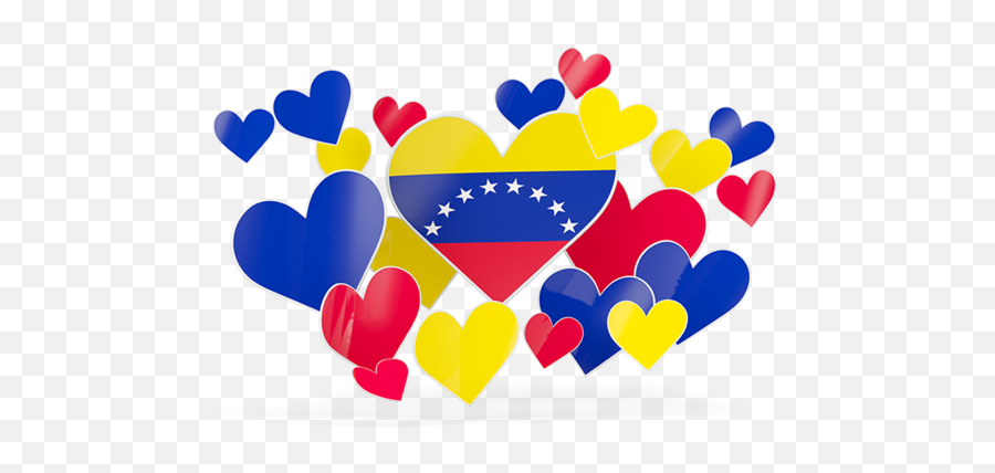 Flying Heart Stickers - South African Flag Hearts Emoji,Venezuela Png