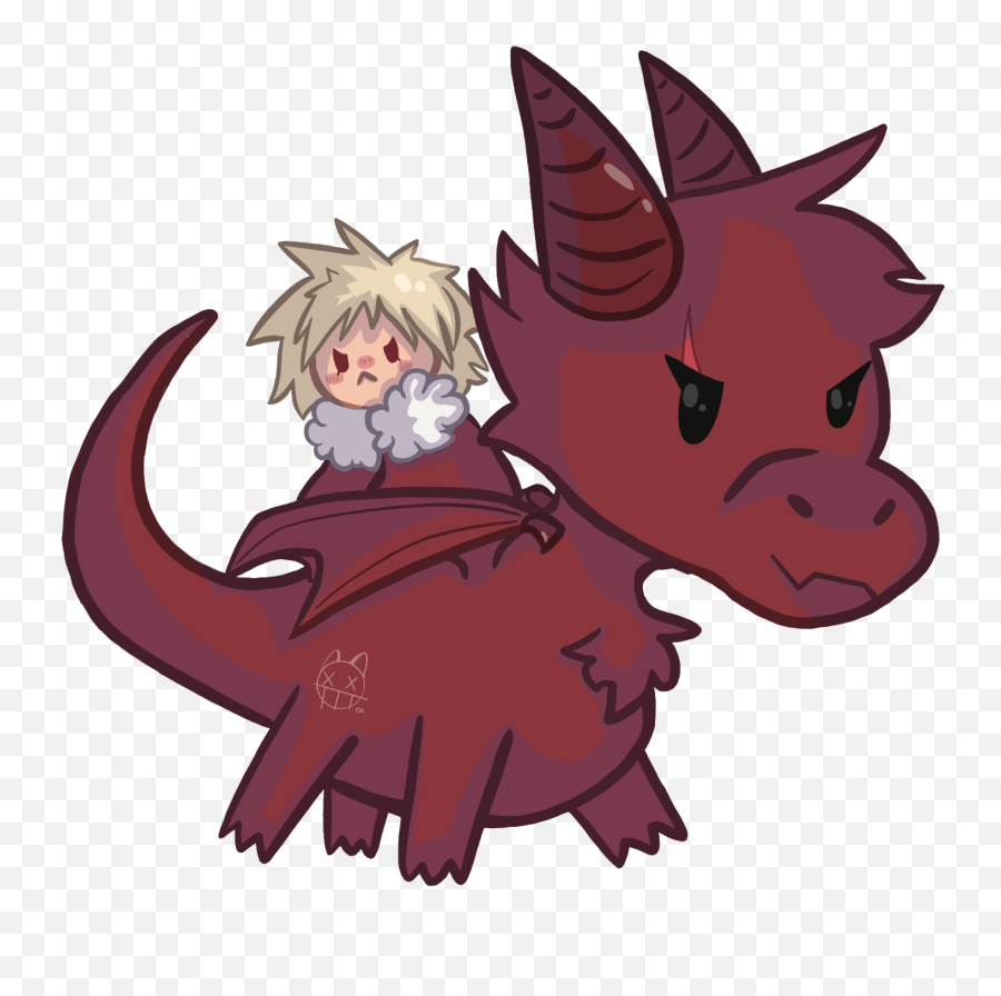 Fantasy Au Clipart By Me Kiribaku - Demon Emoji,Fantasy Clipart