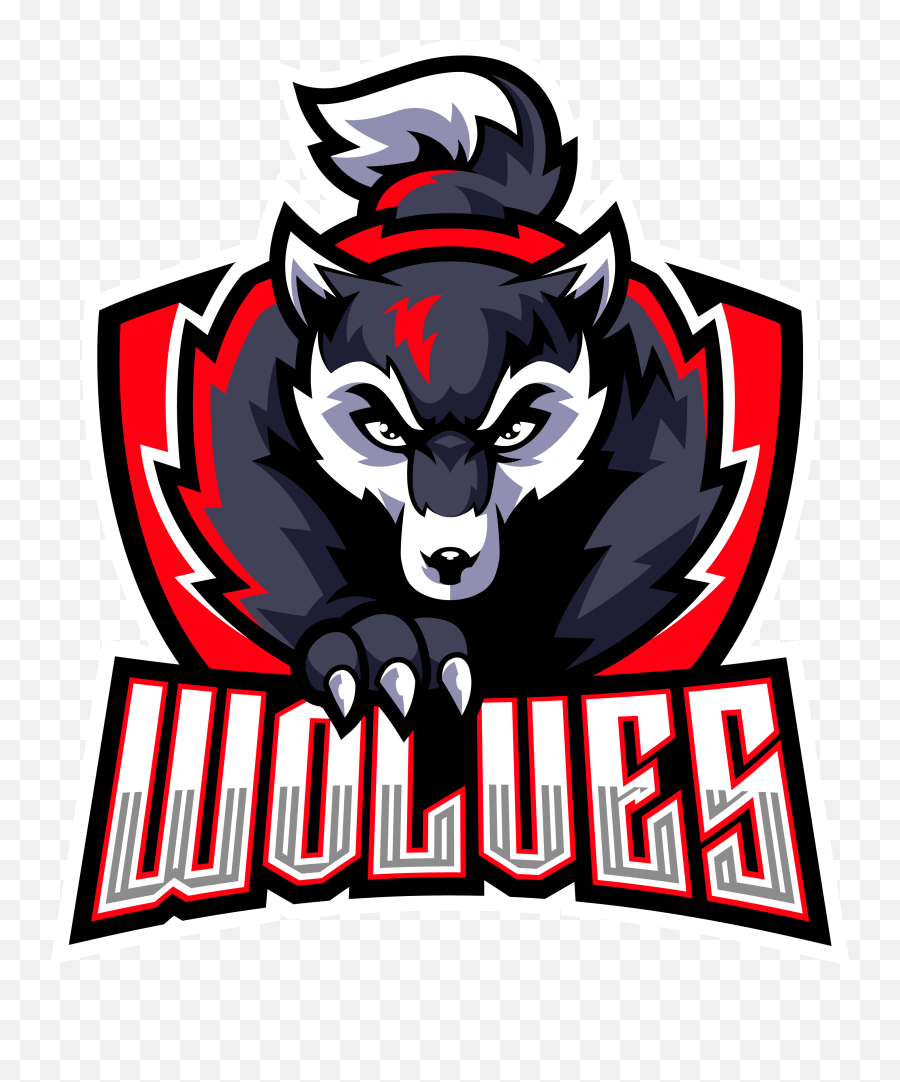 Wolf Esport Mascot Logo Design By - Wild Gamer Emoji,Hypebeast Logo