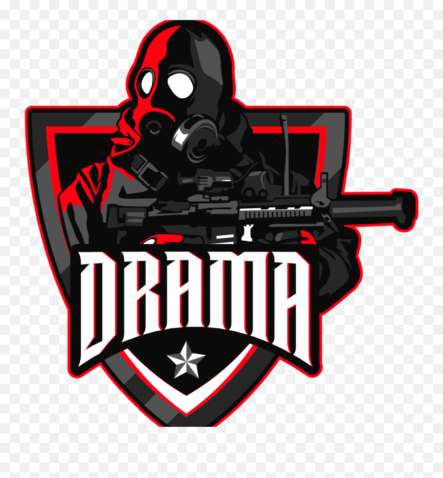 Call Of Duty Mascot Gaming Logo With Gun Red By Navid On - Firearms Emoji,Call Of Duty Logo