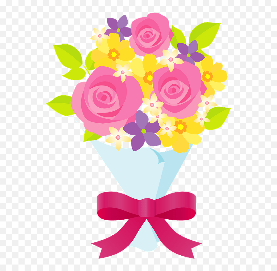 Flower Bouquet Clipart - Flowers Bouquet Clipart Emoji,Flower Bouquet Clipart