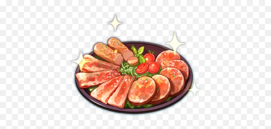 Delicious Foods Transparent Files Fandom - Cold Cut Platter Genshin Impact Emoji,Food Transparent Background