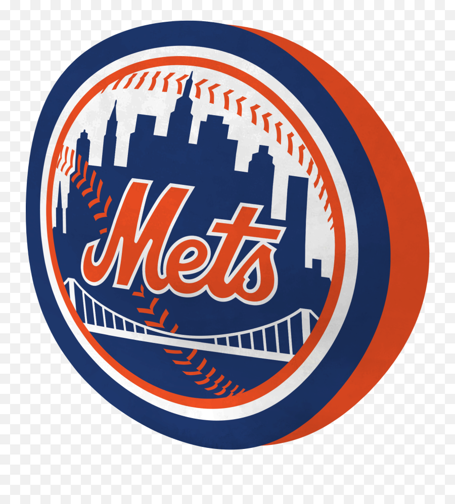 Cloud Pillow - New York Mets Emoji,Mets Logo