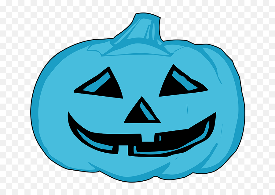 Halloween Pumpkin Clipart Black And - Pumpkin Clip Art Emoji,Pumpkin Clipart Black And White