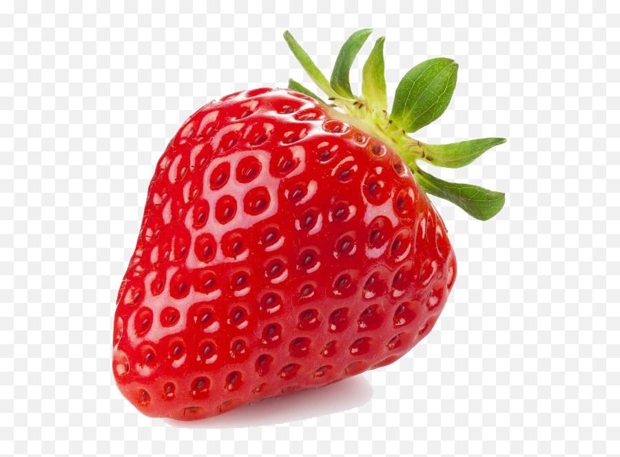 Single Strawberry Transparent Free Png - Single Strawberry Transparent Background Emoji,Strawberry Transparent Background