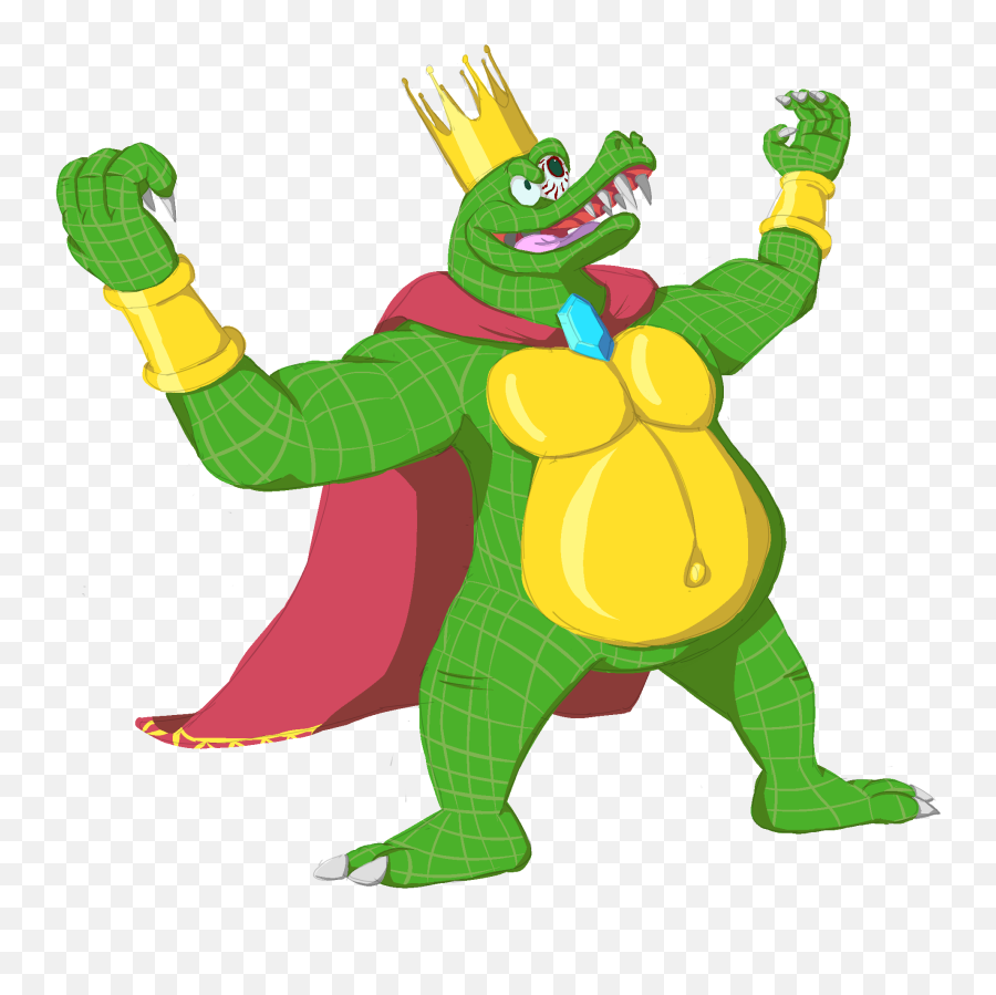 King K - Fictional Character Emoji,King K Rool Png