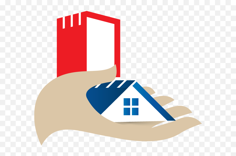 Create A Realtor Logo Free With A Hand Holding A House Template Emoji,Realtor Logo For Business Cards