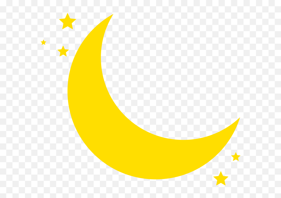 Moon And Stars Silhouette Free Svg File - Svgheartcom Emoji,Moon And Stars Png