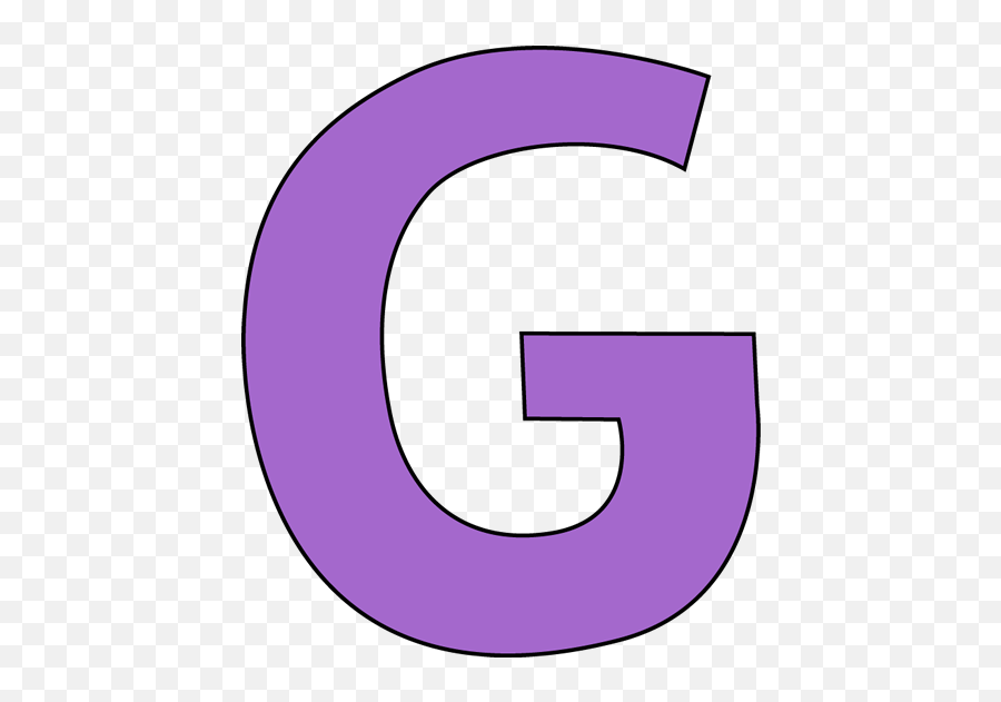 Purple Letter G Clip Art - Ministry Of Environment And Letter G Clipart Emoji,Letter Clipart
