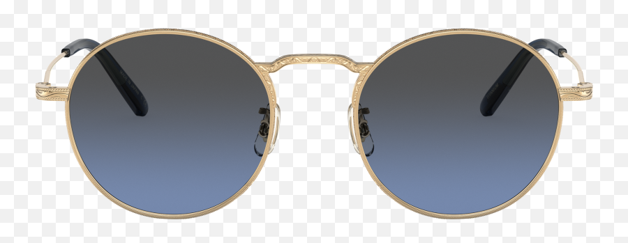 Sunglasses Ov1282st - Gold Dark Azure Gradient Polar Emoji,Glass Glare Png