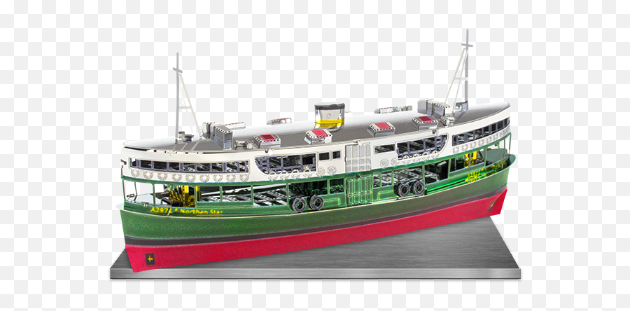 Download Picture Of Hong Kong Star Ferry - Metal Earth Hong Emoji,Steamboat Clipart