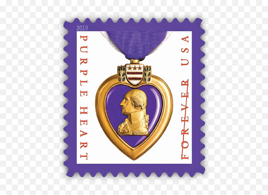 Purple Heart Forever Stamp Gets A New Look Emoji,Purple Heart Transparent