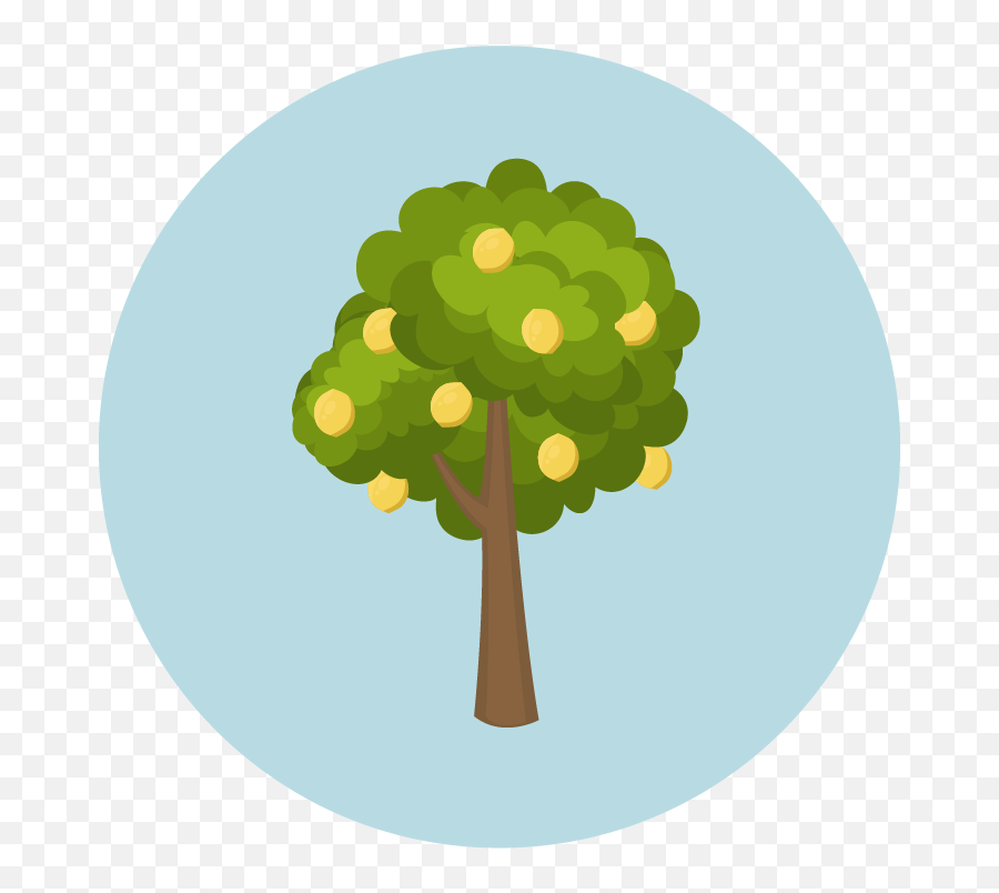Fruit Trees - Tree Clipart Full Size Clipart 1183374 Emoji,Forest Trees Clipart