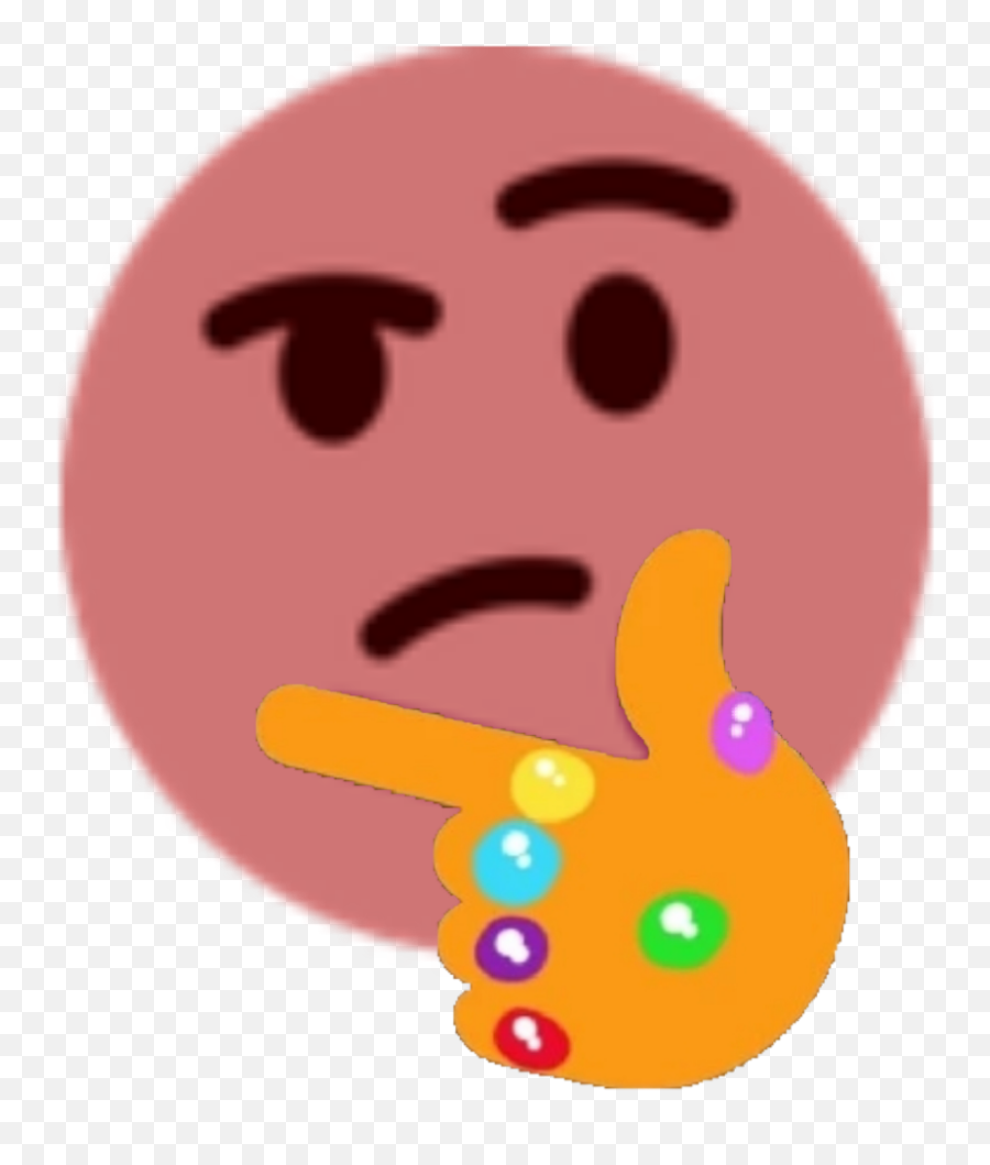 Download Thanos Think Discord Emoji - Png Discord Meme Emojis,Thinking Emoji Png
