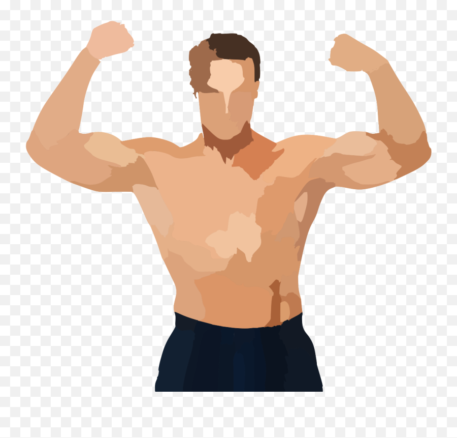 Pic Muscular Man Svg Clipart Emoji,Muscle Man Clipart