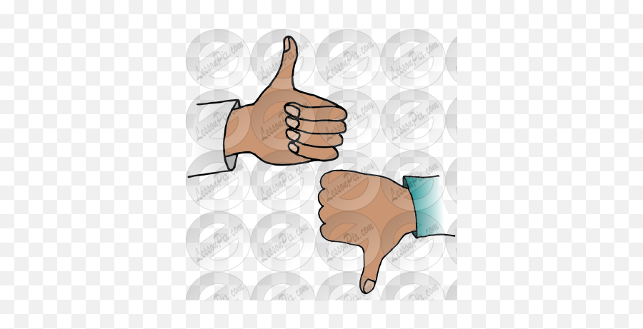 Thumbs Up Thumbs Down Picture For - Sign Language Emoji,Thumbs Down Clipart