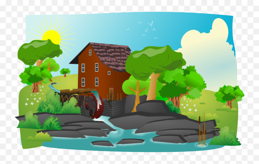 Landscape Clipart - Landscape Clipart Emoji,Landscape Clipart