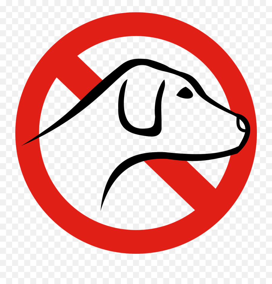 No Symbol Dogs Prohibited - Free Vector Graphic On Pixabay Dilarang Membawa Hewan Peliharaan Emoji,No Symbol Transparent