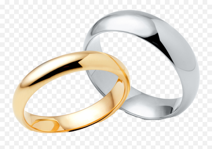 Free Wedding Ring Vector Png Download Free Clip Art Free - Wedding Rings Gold And Silver Png Emoji,Engagement Ring Clipart