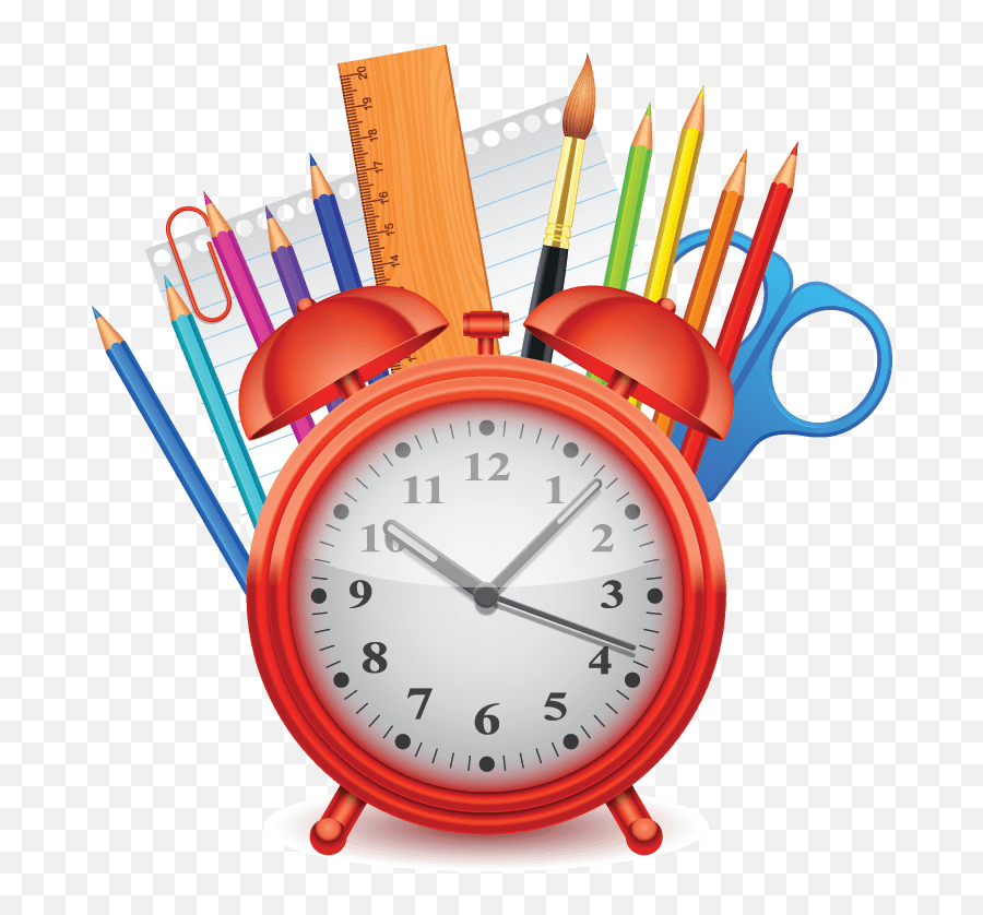 Red Pen Circle Png - Time For School Clipart Emoji,School Clipart