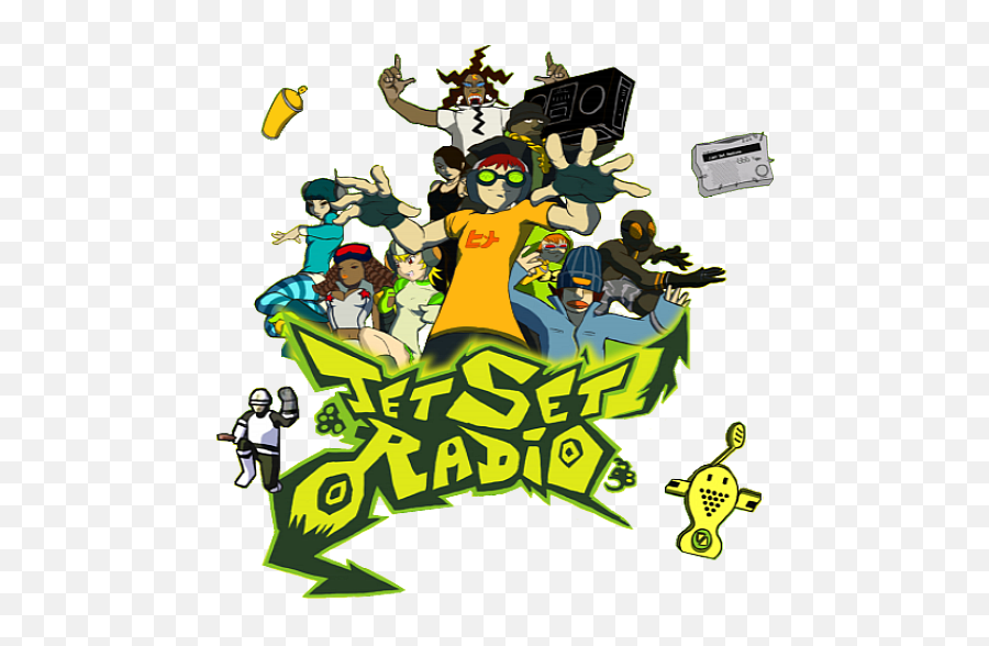 Jet Set Radio Live - Jet Set Radio Pc Cover Emoji,Jet Set Radio Logo